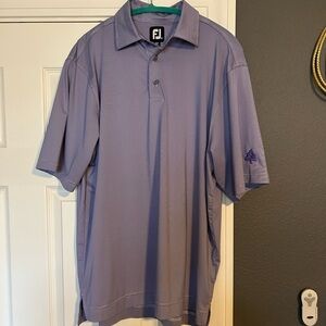 FootJoy Men's Lavender Short-Sleeve Golf Polo
